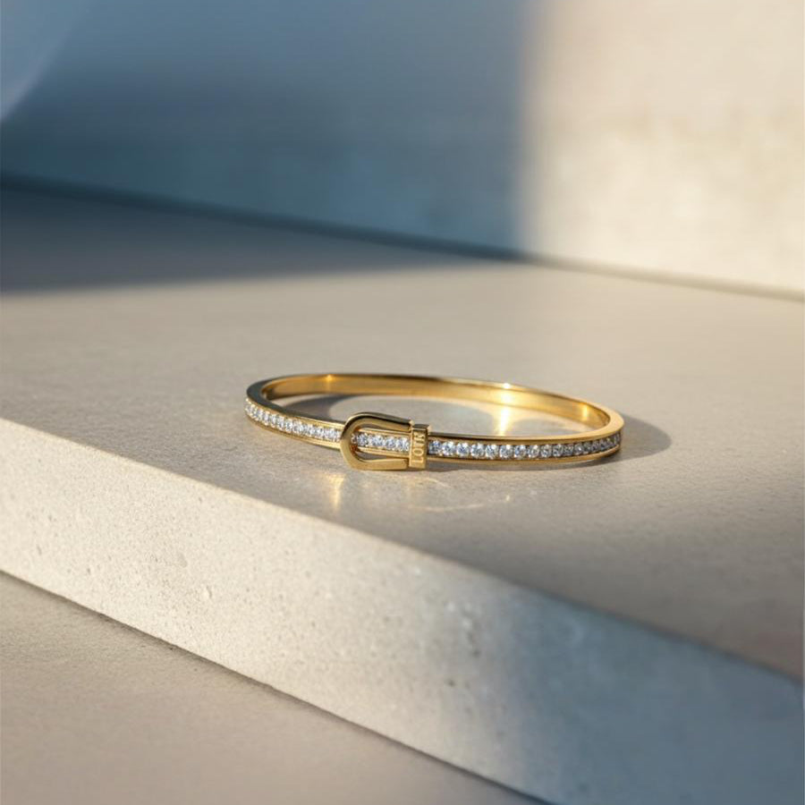 Rhinestone Décor Bangle