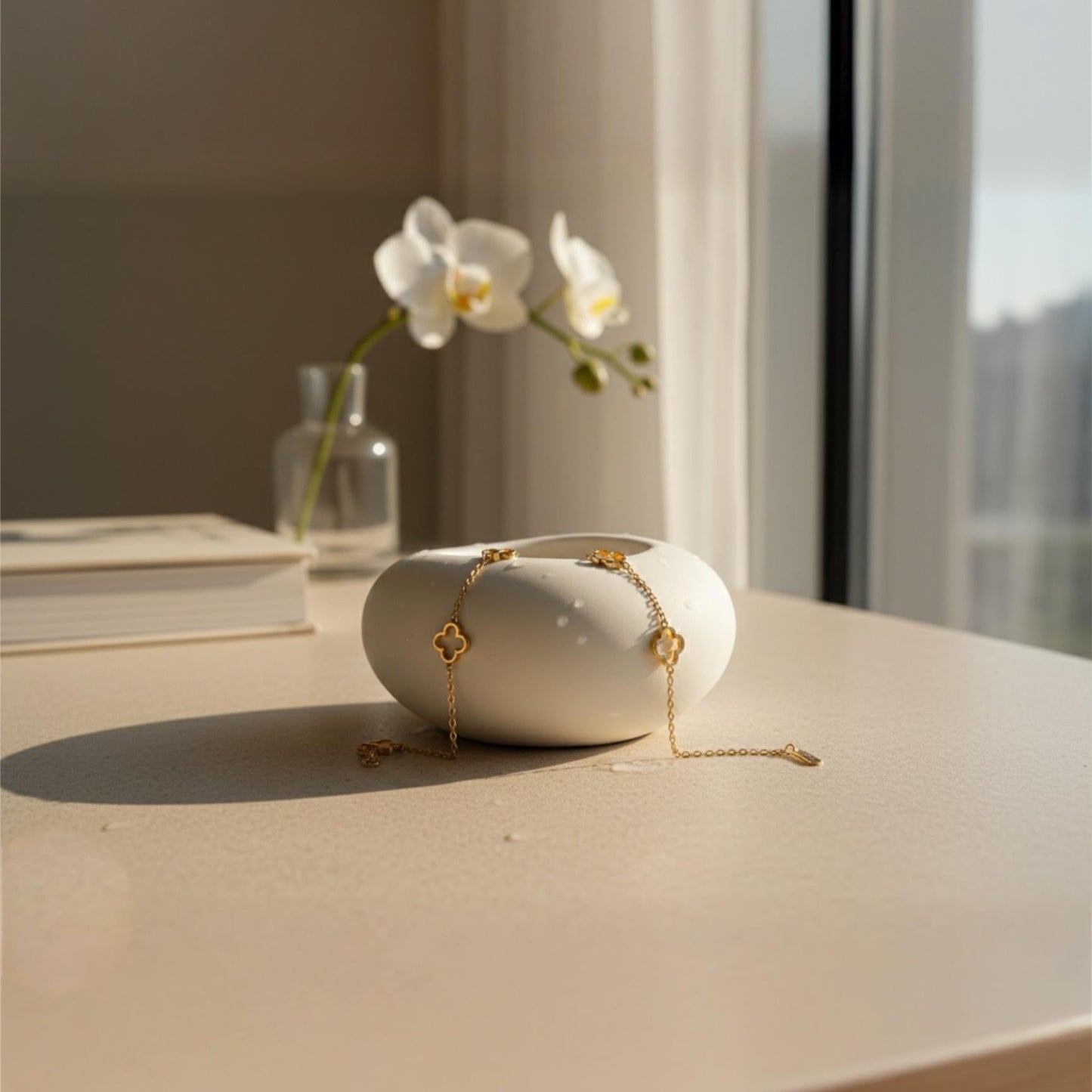 Four-Leaf Clover Bracelet