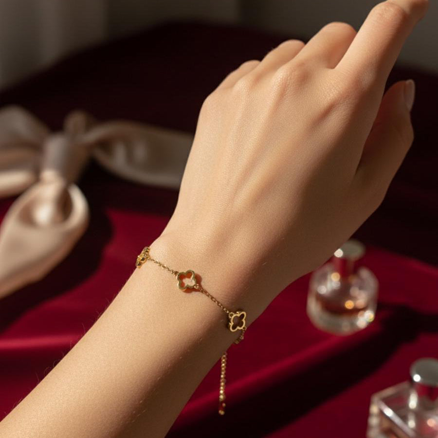 Four-Leaf Clover Bracelet