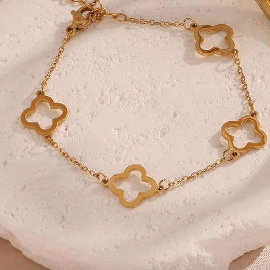 Four-Leaf Clover Bracelet