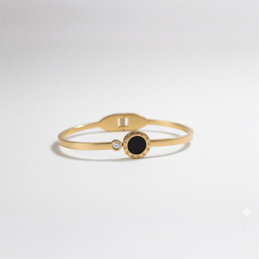 Classic Round Roman Bangle